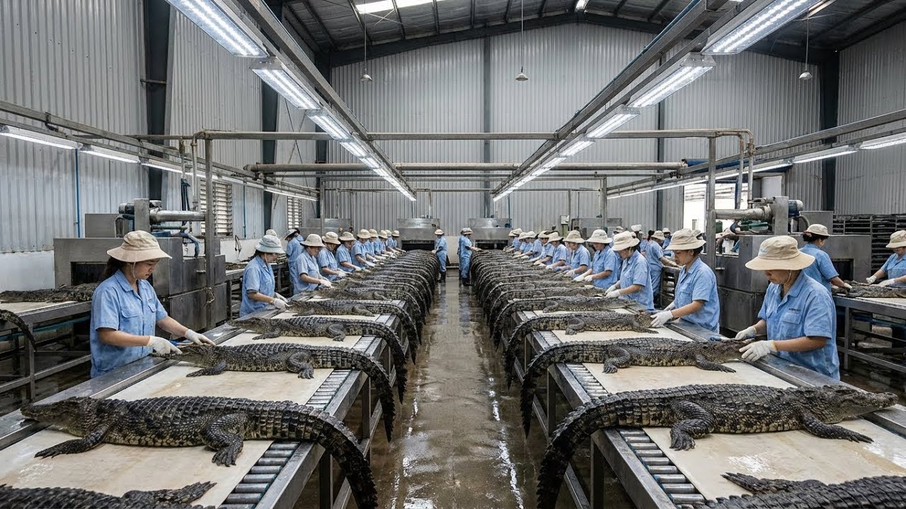 From Crocodile Hide to High-End Fashion – Inside a $50,000 Luxury Handbag Factory
