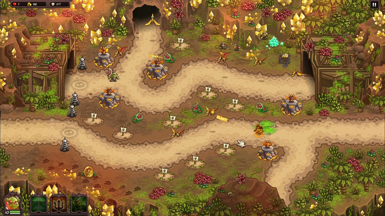 Kingdom Rush Vengeance Impossible Hero Challenge - 30. Lost Passage Iron - Veruk