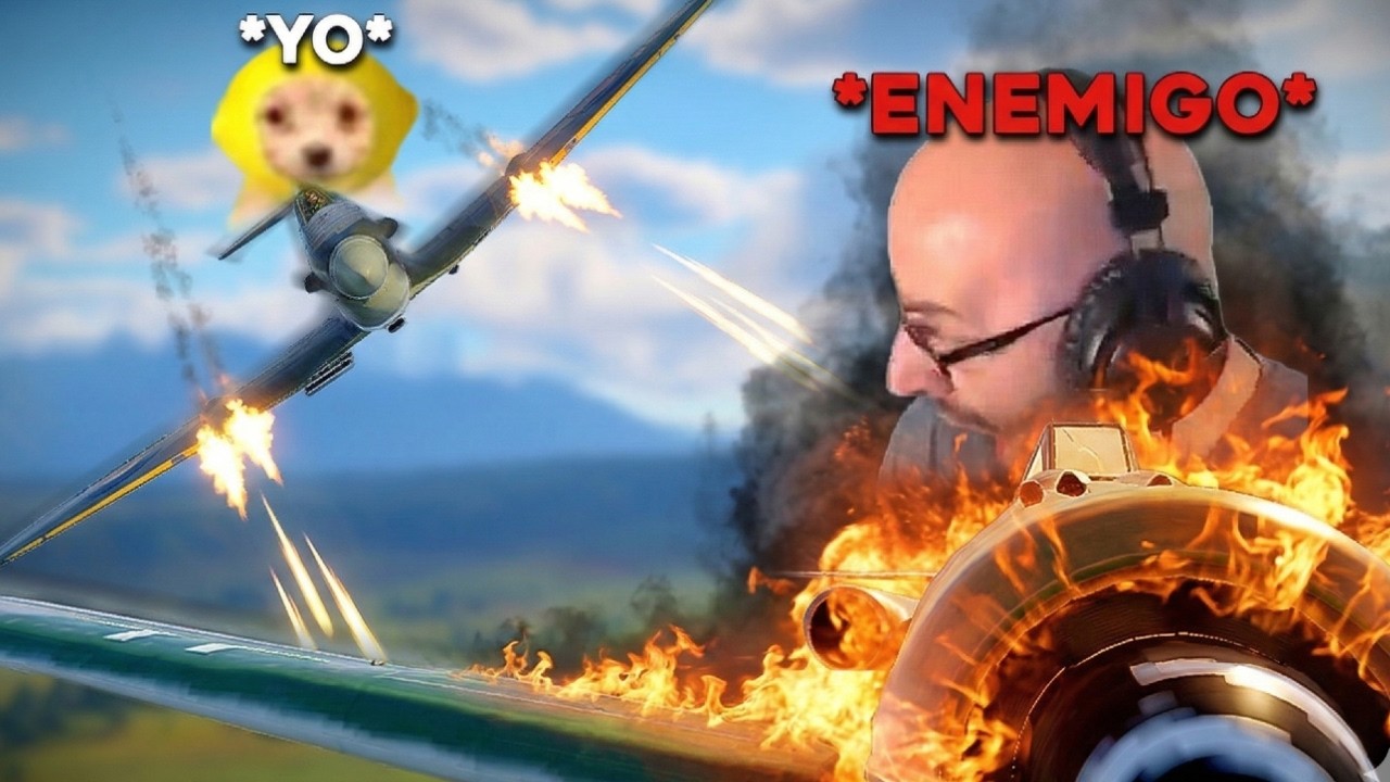 Intenté SUFRIR con aviones en War Thunder… pero salió MUY mal