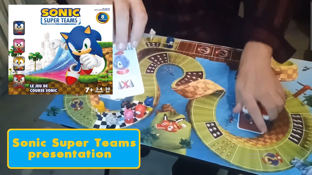 Sonic Super Teams. Présentation du jeux société.
