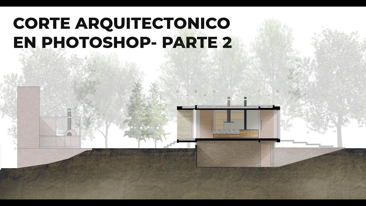 Curso Photoshop - Corte Arquitectonico - Parte 2