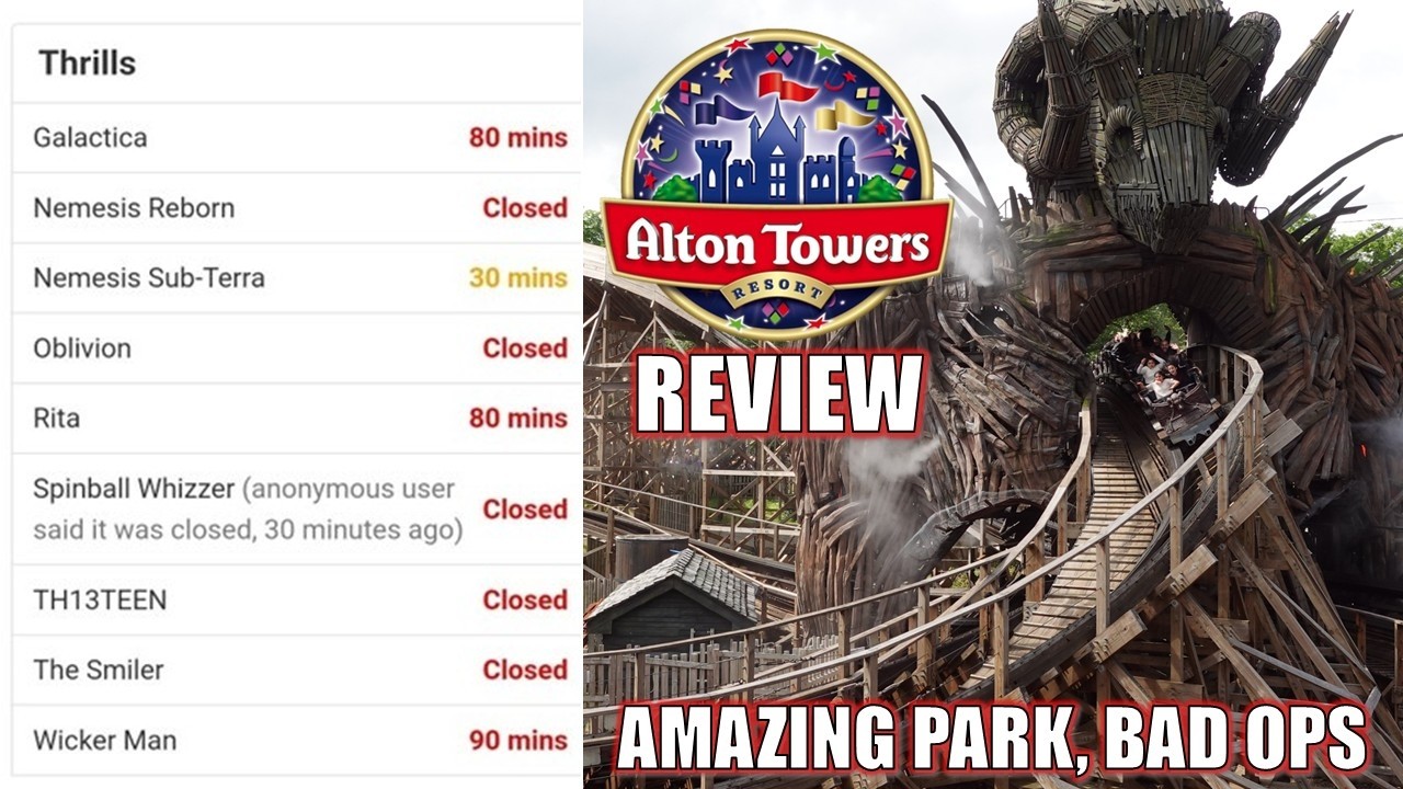 Обзор парка развлечений Alton Towers | Лучший ли это тематический парк Великобритании?