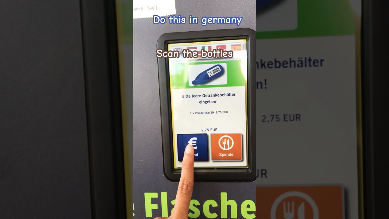Do this in Germany 💁🏻&zwj;♀️|Pfand| How to return |RifaSereen #shorts #youtubeshorts #ytshorts #viral