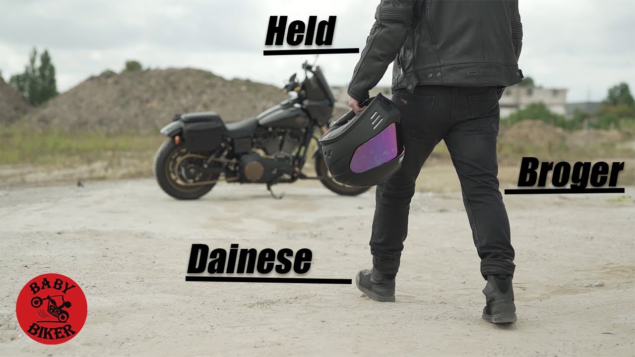 Nowoczesny zestaw na Harleya! W czym jeździ Baby Biker? ( Broger, Dainese, Held, Simpson )