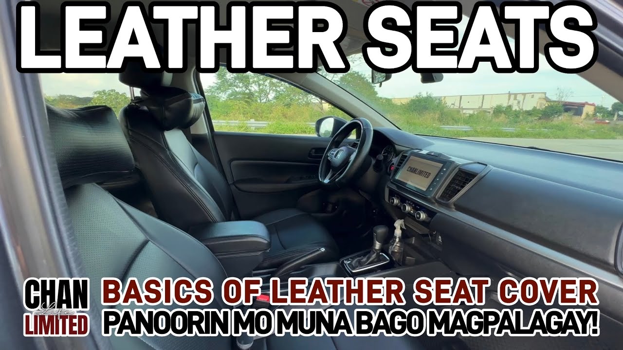 Car Leather Seat Cover Review | Pwede ba lagyan ang side airbag? | Honda City GN | Seatmate
