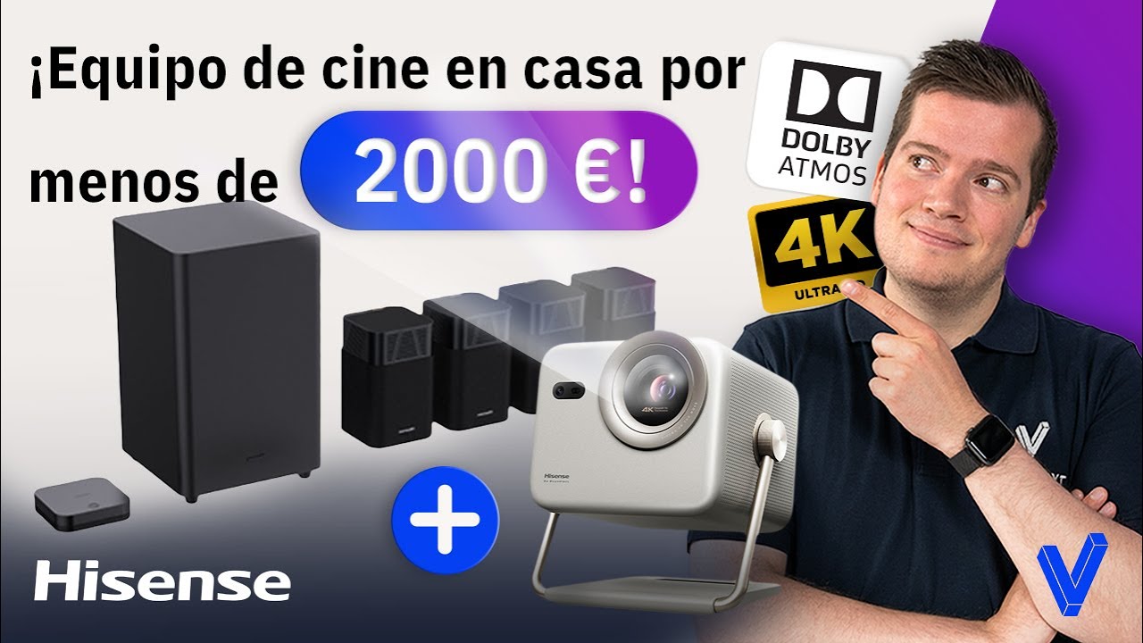 Cine en casa por menos de 2000 €: Hisense M2 Pro y HT Saturn