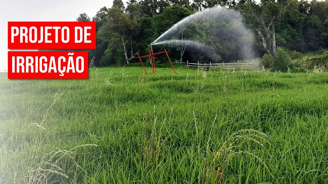 Projeto de irrigação para pequenas e médias áreas