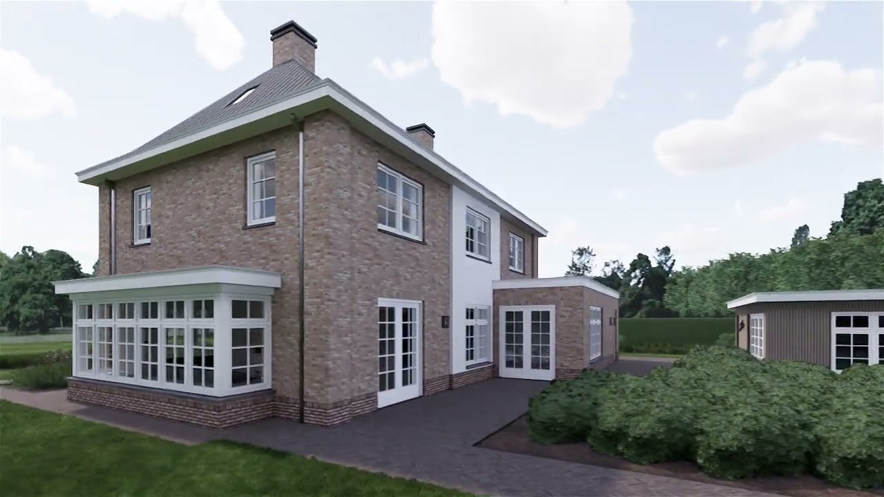 S20.100 Klassiek herenhuis met mancave in de tuin