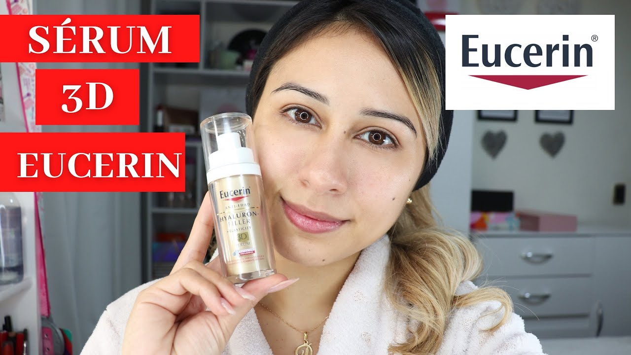EUCERIN SÉRUM 3D HYALURON FILLER + ELASTICITY RESEÑA COMPLETA! MIRA COMO LUCE! + RUTINA SKINCARE!