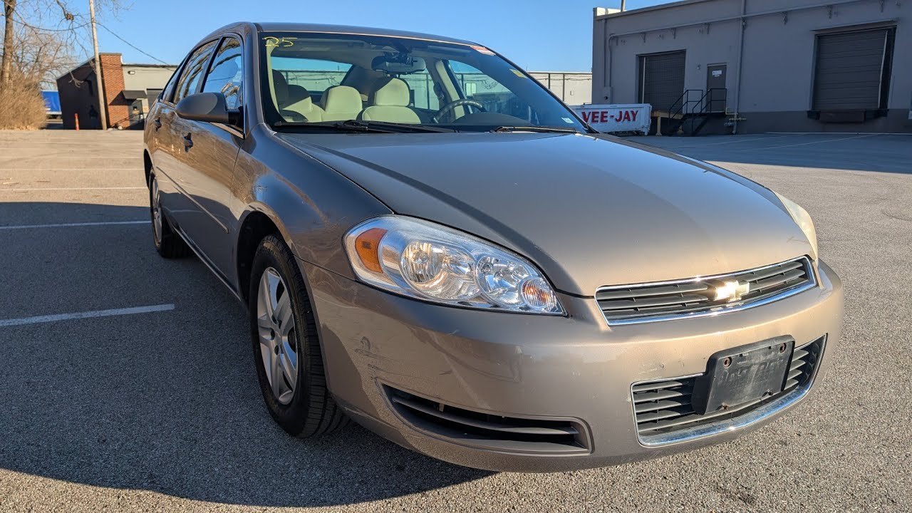 Wholesale Auto Auction car#25 V8165A 2006 Chevy Impala Jan 14
