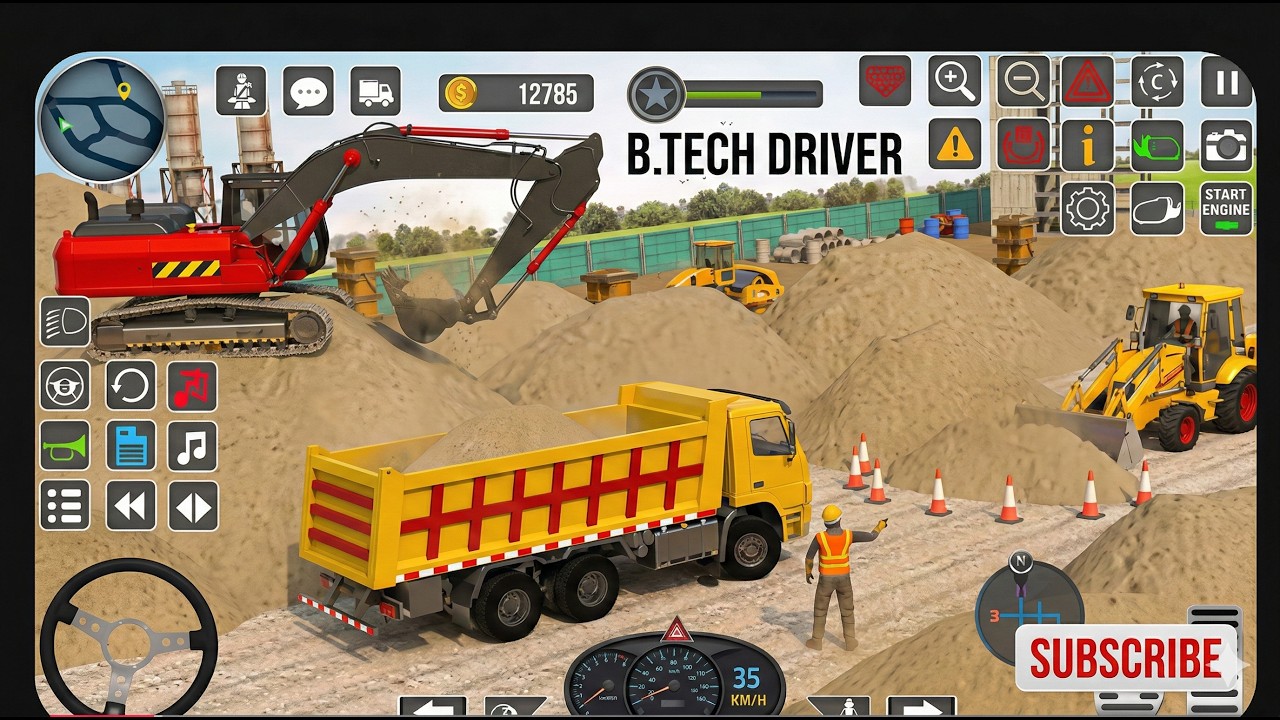 🟡City Road Construction Games - City Construction 🚧 Simulator - Android Gameplay #1