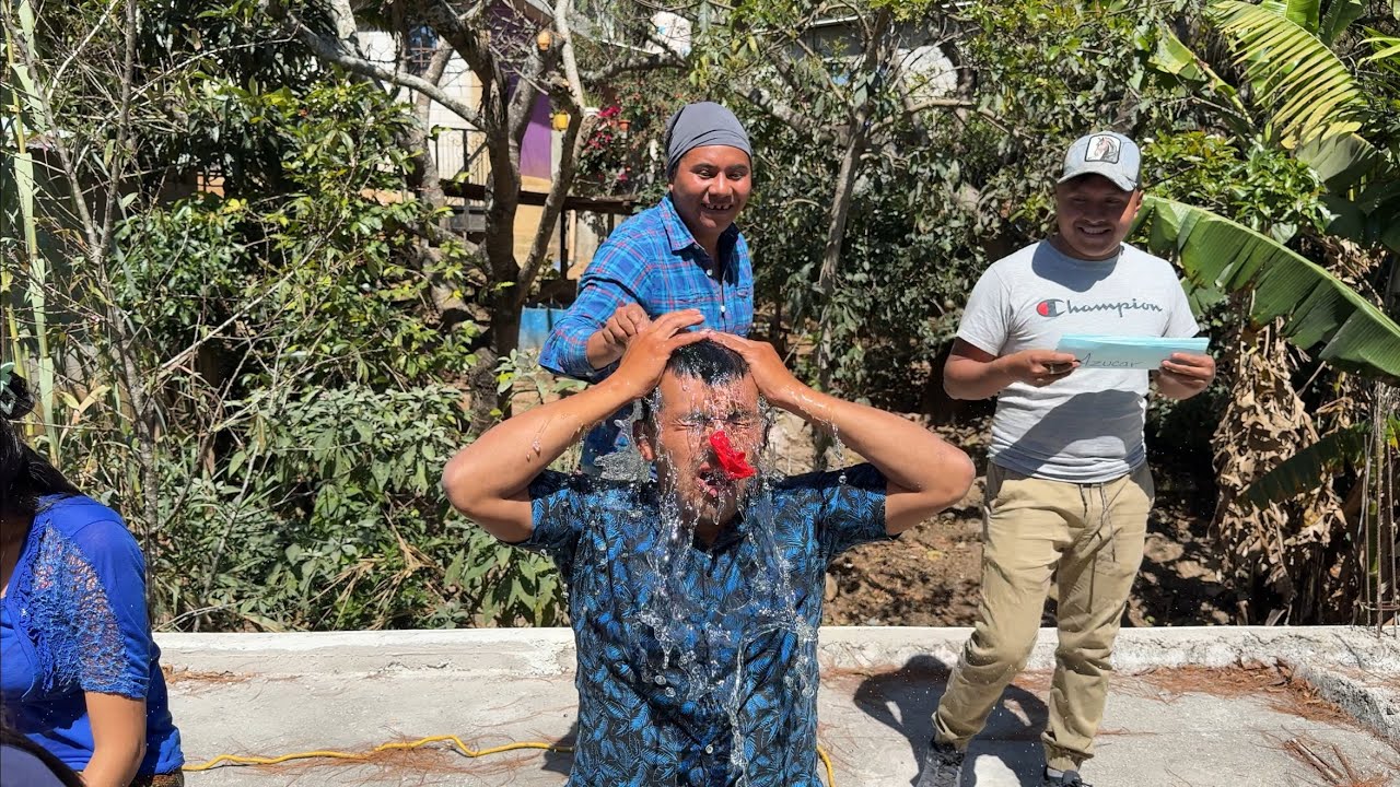 👉🏼Reto Mojado, Globos Con Agua En La Cabeza💦
