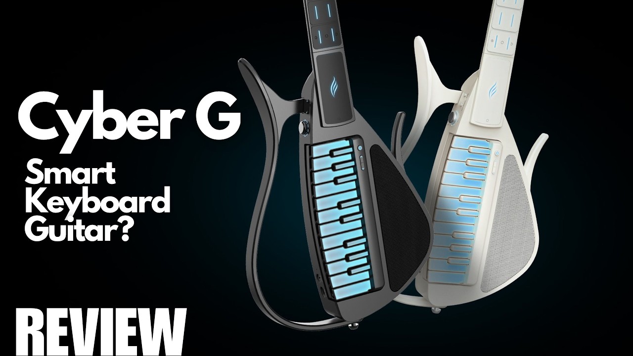 REVIEW: CYBER-G Smart Guitar - Hybrid Instrument & MIDI Keyboard - Next Level Guitar Hero?