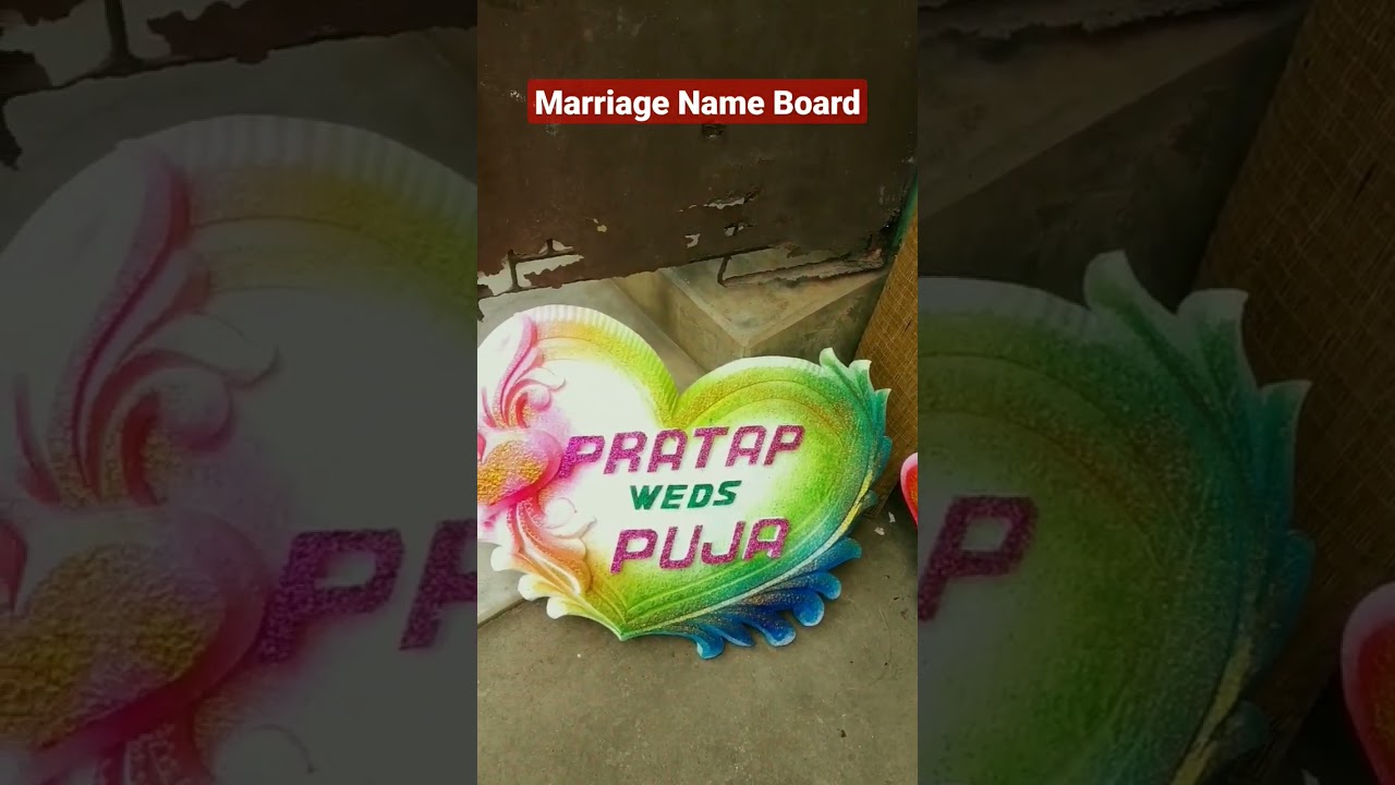 Thermocol Design For Marriage 🙂