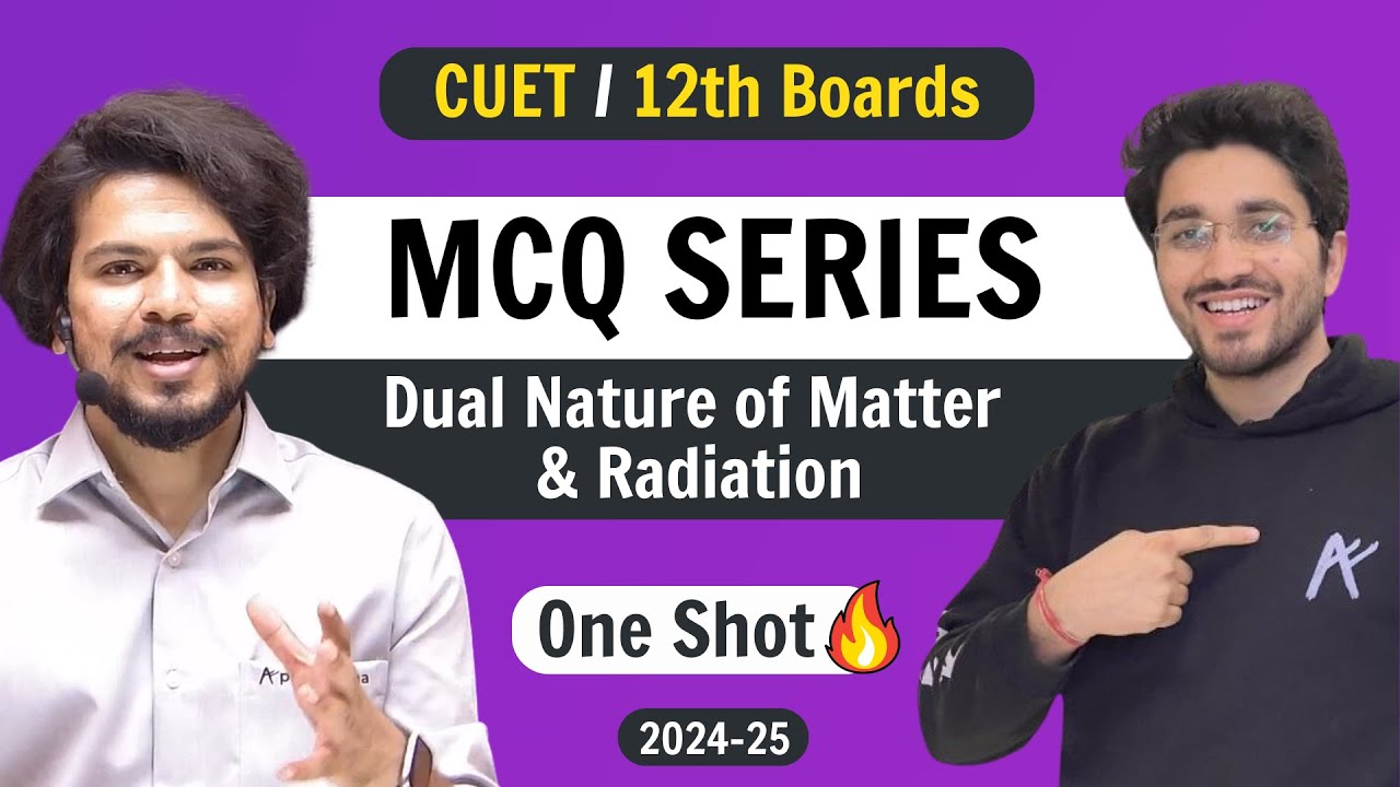 Dual Nature of Matter & Radiation | MCQ Series | CUET/ 12th Boards