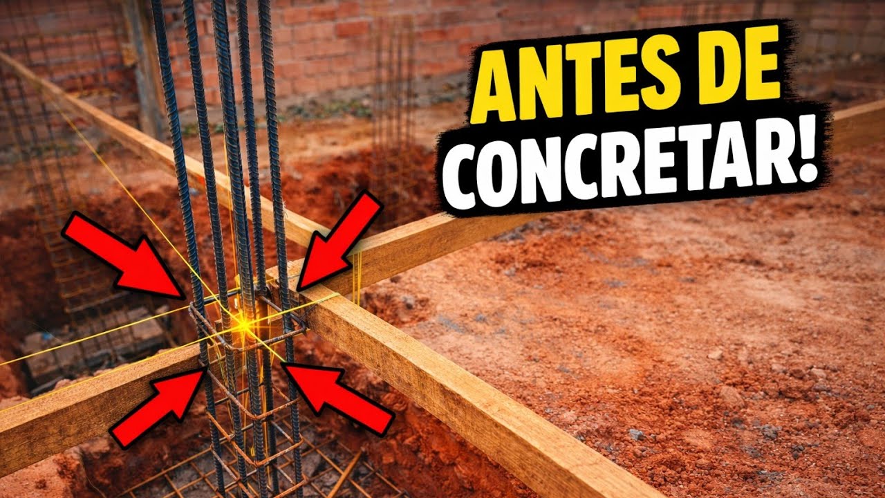 Arranque de Pilar e Aranha Prontos para Concretagem da Sapata