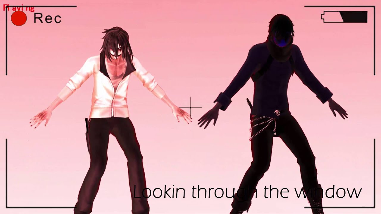 【MMD】- MONSTER (remix) Male + Lyrcis -【Jeff the Killer & Eyeless Jack】