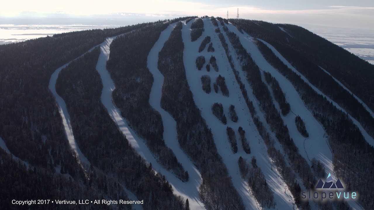 Mont Sainte Anne Aerial Overview by Slopevue.com