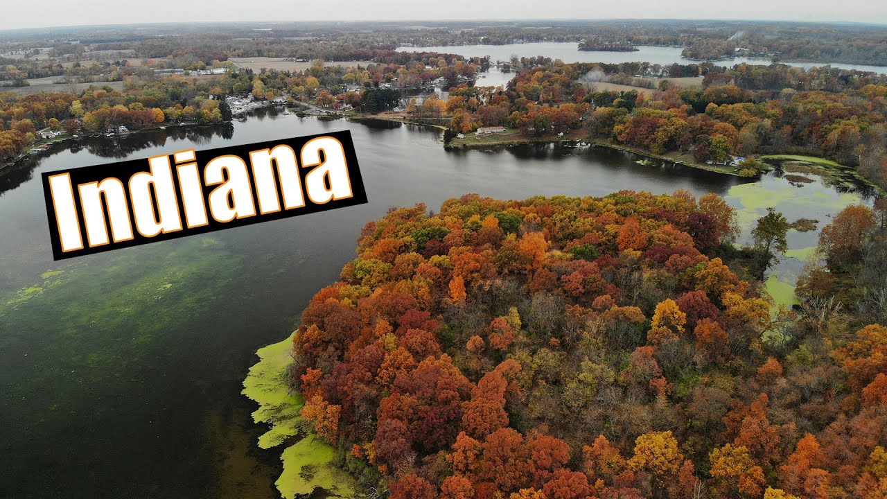 Indiana Lakes and Rivers from the Air | Drone footage of the Beautiful Hoosier State