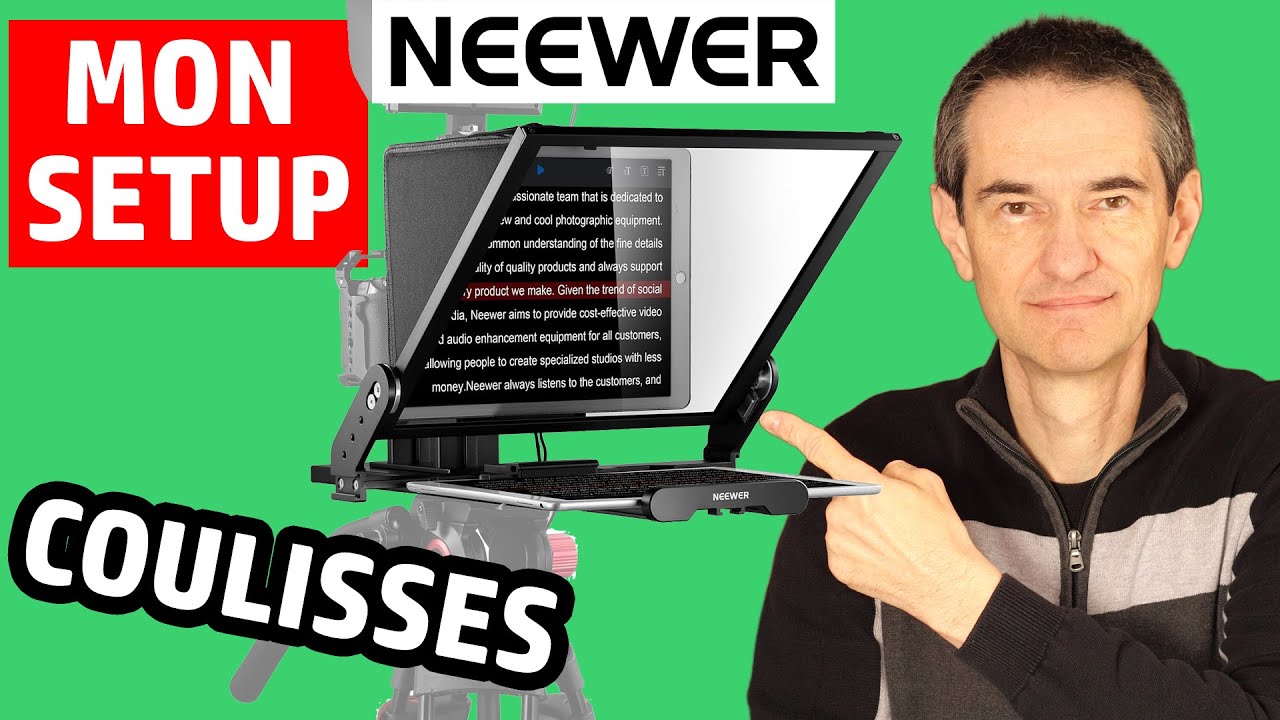 COULISSES du tournage de mes vidéos ✅ TEST PROMPTEUR NEEWER X17 II