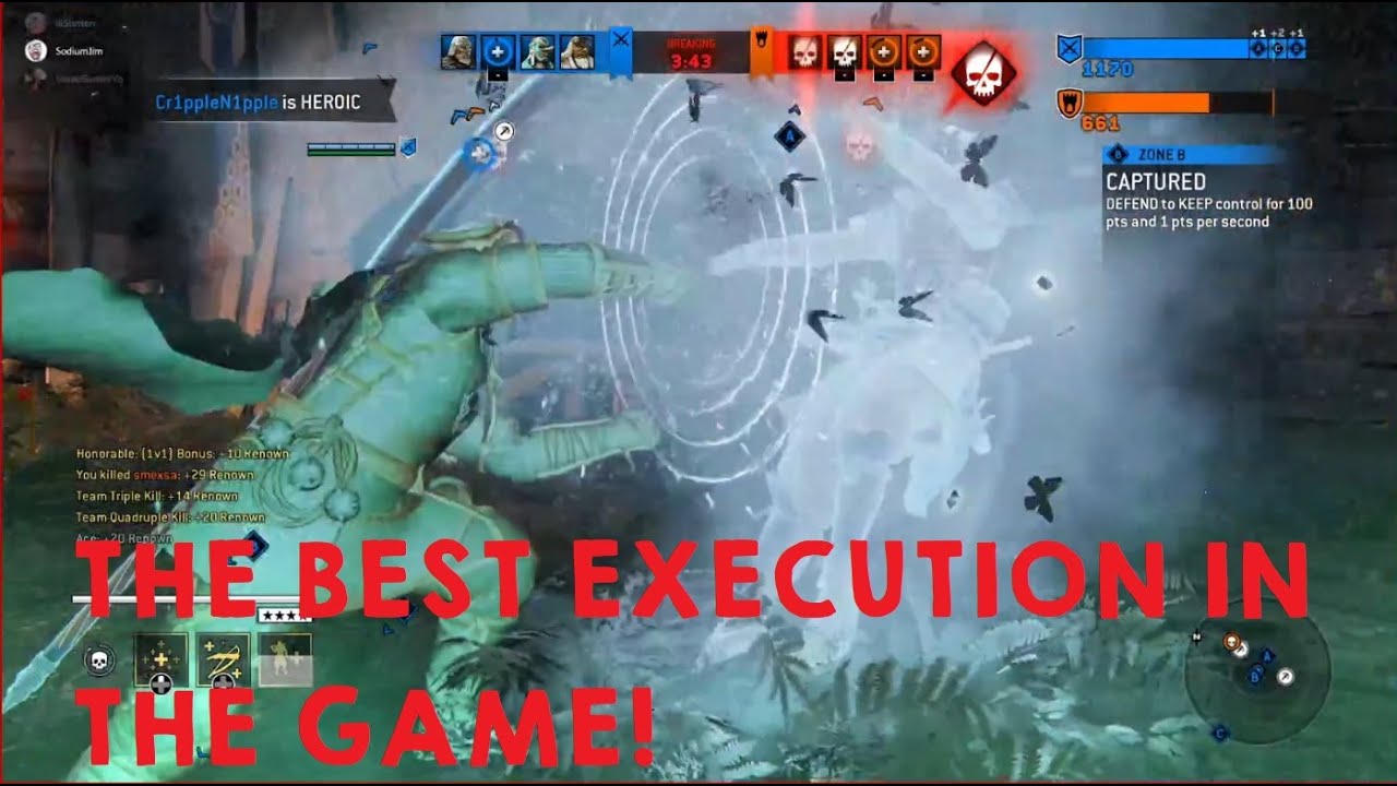THE BEST EXECUTION IN THE GAME - FOR HONOR SHORT