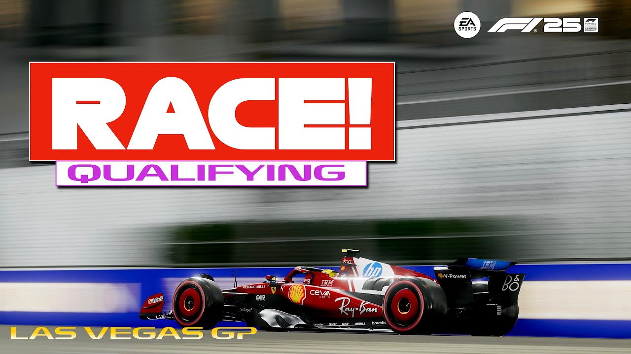 F1 25 Career Mode | Las Vegas GP Qualifying – PS5 Cockpit View!