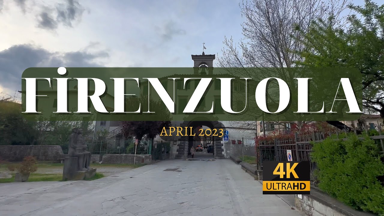Firenzuola, Italy 🇮🇹 April, 2023 - 4K Walking Tour