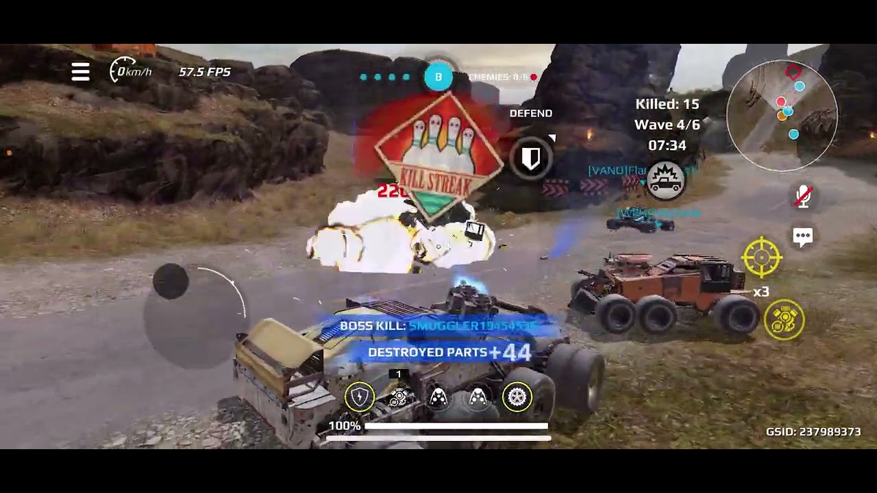Crossout Mobile PVE with Theseus plasma canon