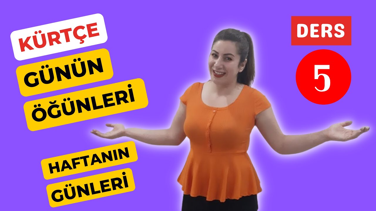 Kürtçe Gün ve Hafta! Ders 5#kurdî #kürtçe #kürtçeders #kurtce  #kurmanci #kurdish