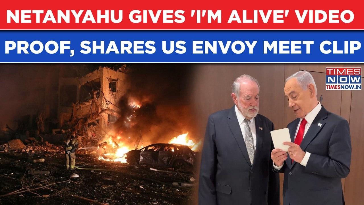 Iran War: Netanyahu Gives 'I'm Alive' Video Proof| After Coffee Message, Shares US Envoy Meet Clip