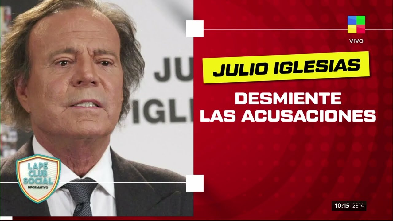 🔴 JULIO IGLESIAS DESMIENTE ACUSACIONES DE AGRESIÓN SEXUAL