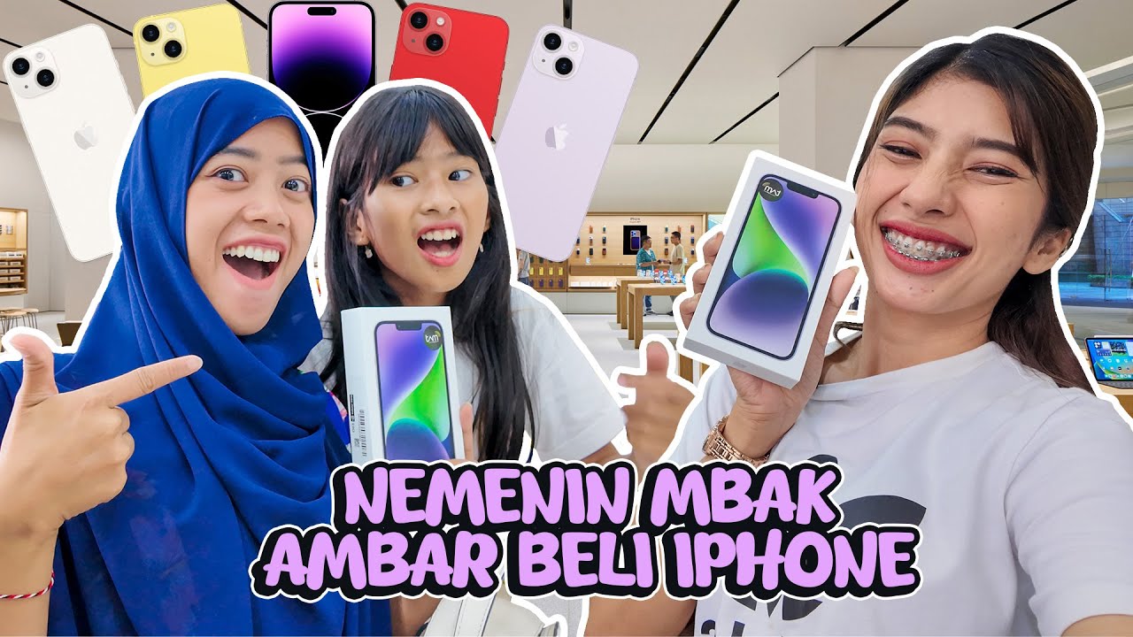 MAMI NEMENIN MBAK AMBAR BELI IPHONE TERBARU YANG BAGUS BANGET!! TERNYATA HARGANYA SEGINI.. #trend