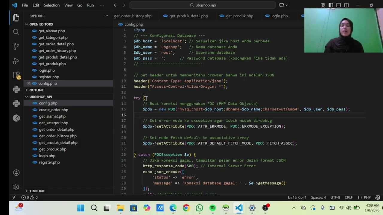 tugas project pemrograman III tentang Apk UBGSHOP  