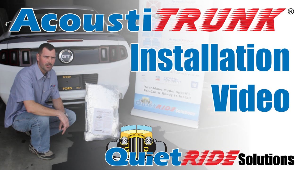 2014 Mustang AcoustiTrunk Insulation Kit Installation