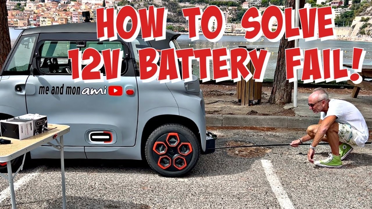 How to solve 12v battery fail on Citroen Ami. Innovative Solution!