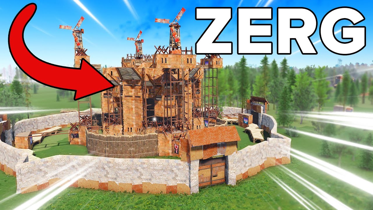 Мы зачистили клан на модифицированном сервере Rust...