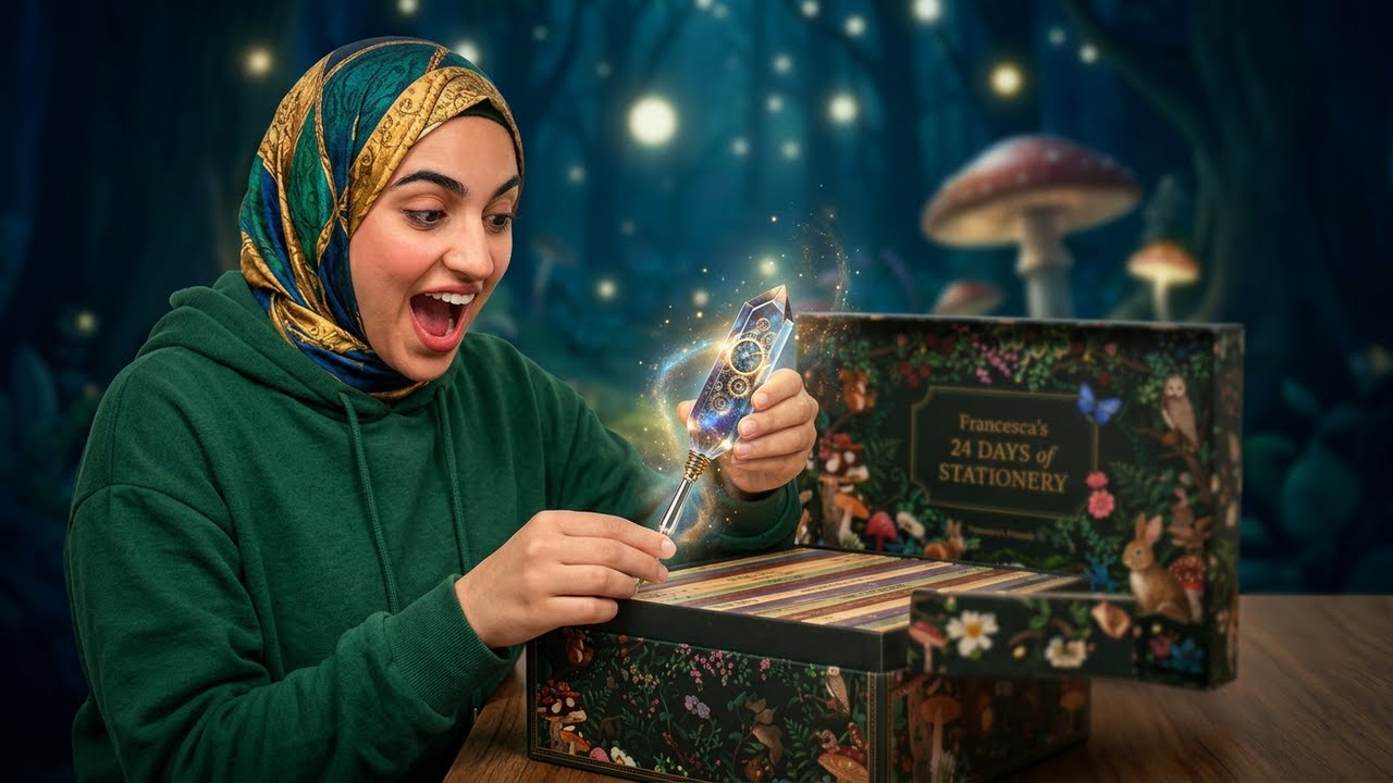 فتح صندوق 24 يوم قرطاسية سحرية 😍 كل يوم مفاجأة مختلفة!