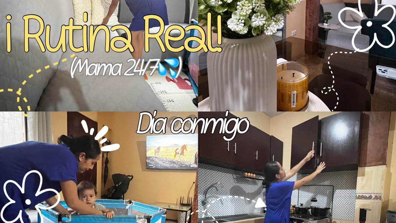 RUTINA REAL ✅ | mañana productiva ☀️ siendo mamá 👦🏻🐾 & ama de casa 🏠 