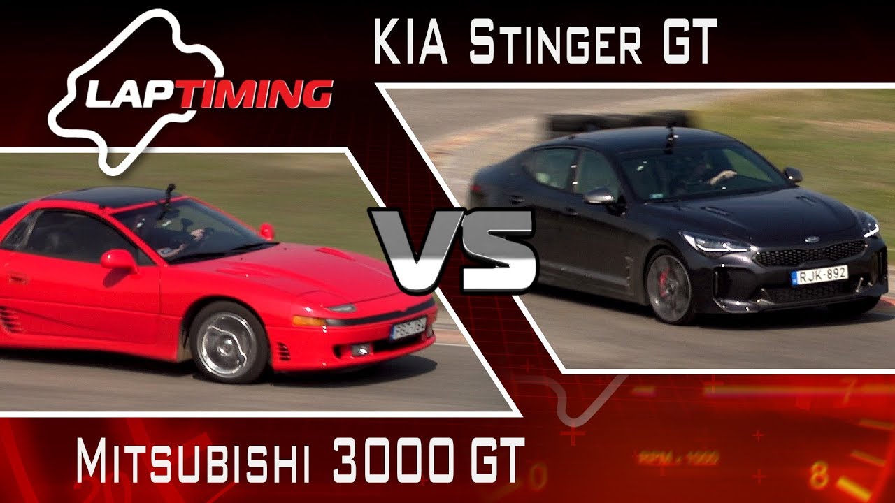 GT-k egymás közt. KIA Stinger GT vs. Mitsubishi 3000 GT (LapTiming ep. 66)