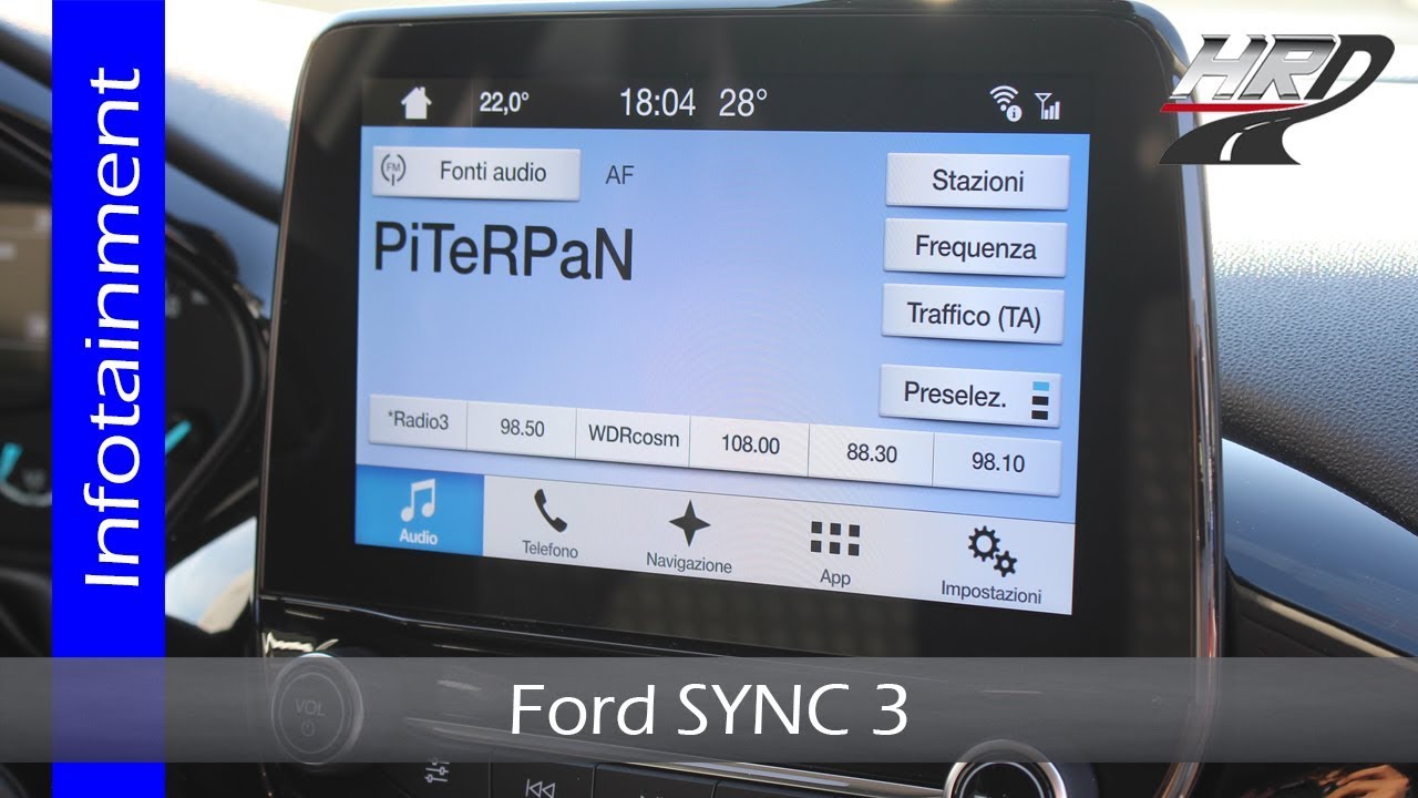 SYNC 3 su Nuova Ford Fiesta 2017 - recensione del nuovo sistema infotainment