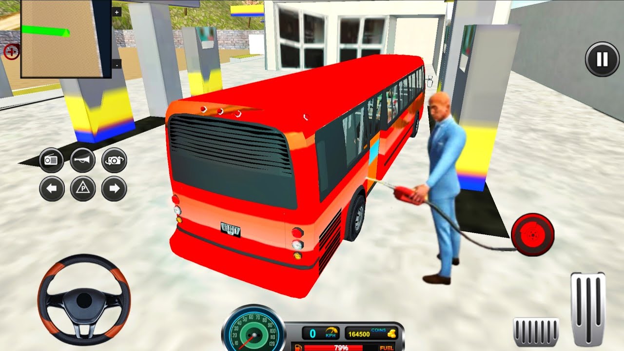 Best Bus Games 2025 - Real Uphill Coach Bus Offroad Driving Video Game - Android GamePlay