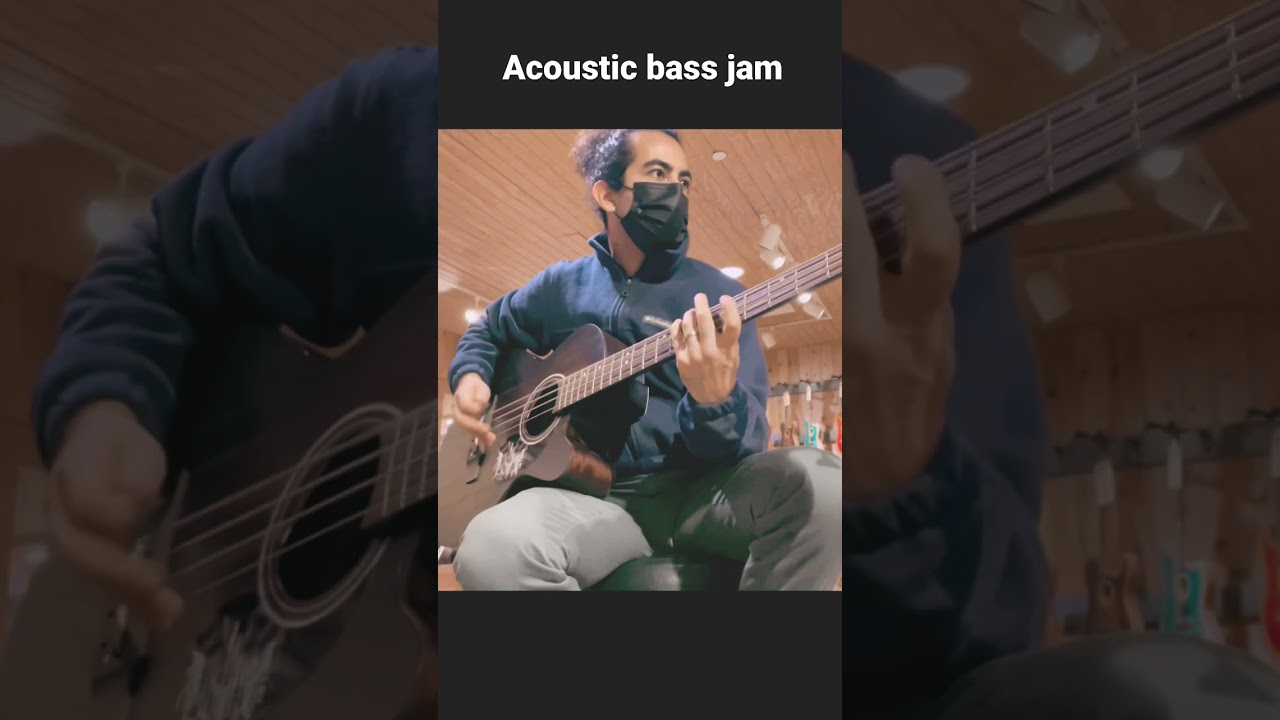 Acoustic bass jam&hellip;. #bass #jam #producer #live