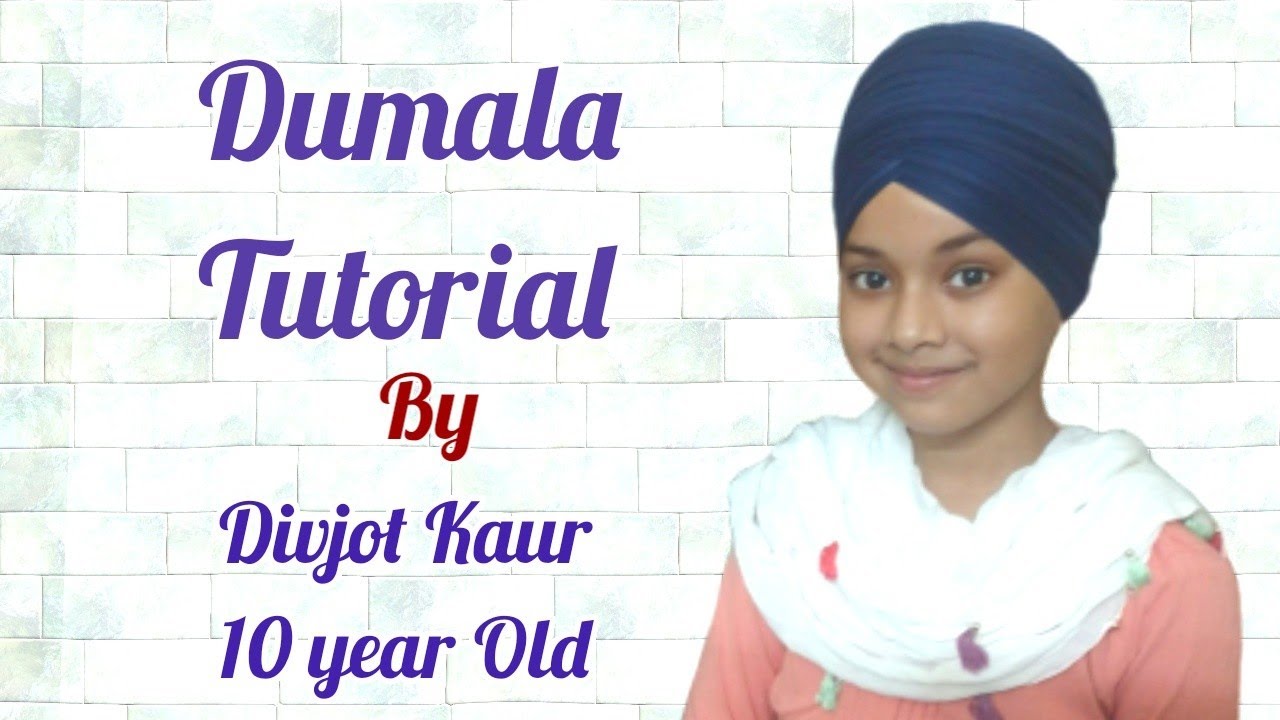 Girls Dumala Tutorial | Divjot Kaur 10 Year old