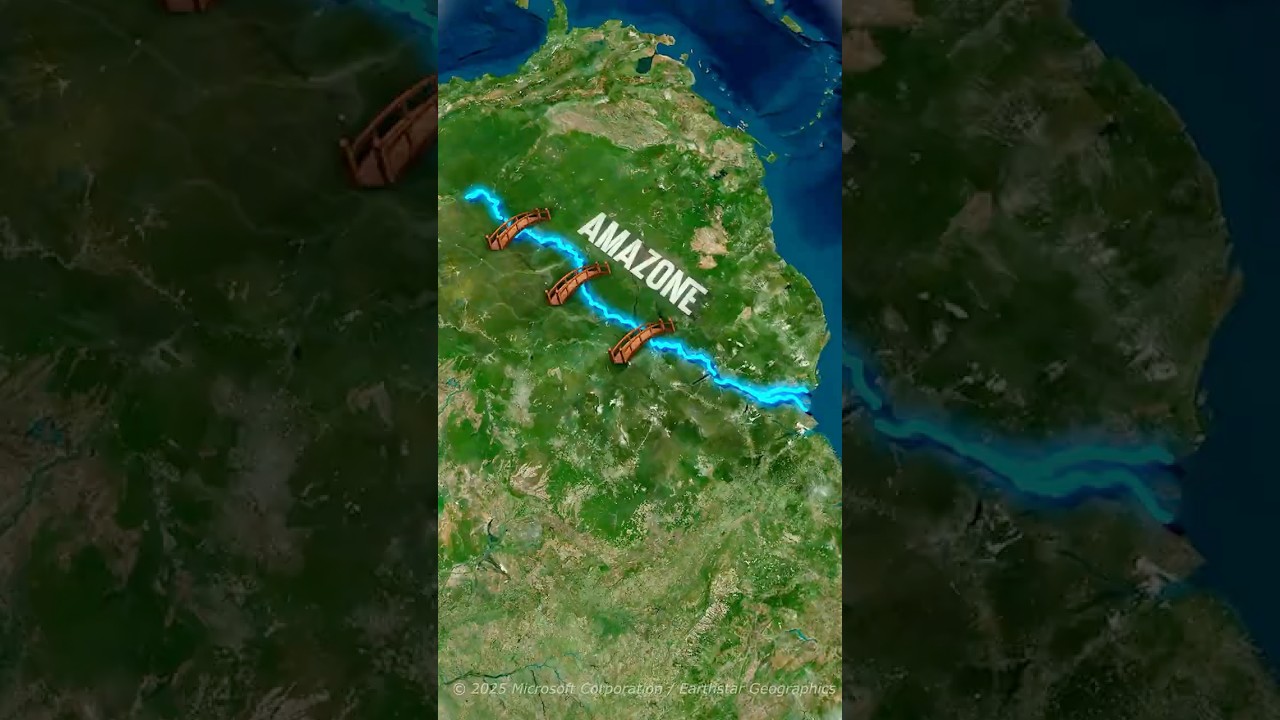 Pourquoi le fleuve Amazone n&rsquo;a aucun pont ? 🌊 🤯