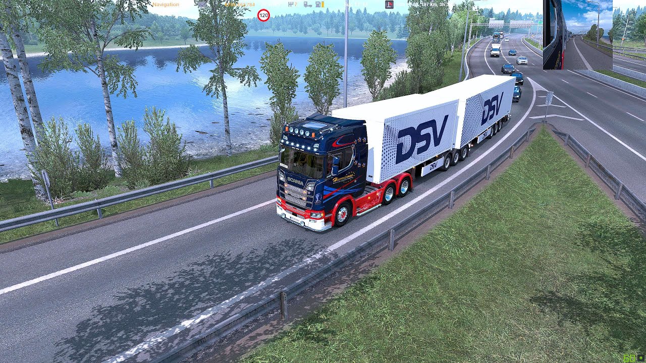 ETS2 1.39 Promods 2.51 | (Finland, Land of Forests and Lakes) Vaasa - Helsinki | 2K 1440p