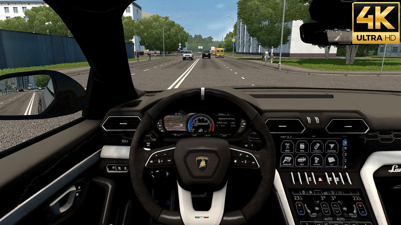 Lamborghini Urus 2019 - City Car Driving - Logitech G29 - 4K