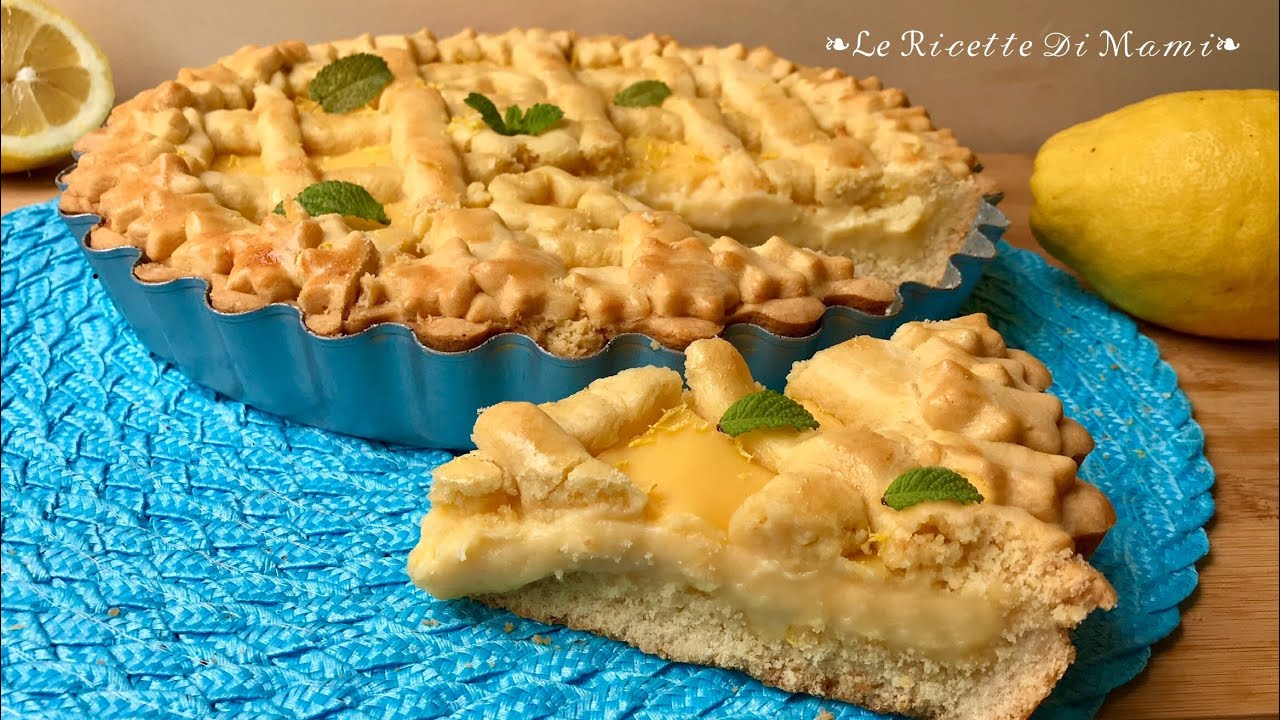 CROSTATA AL LIMONE CHE RESTA SEMPRE MORBIDA - Senza Burro con Crema al limone Perfetta | Lemon Pie
