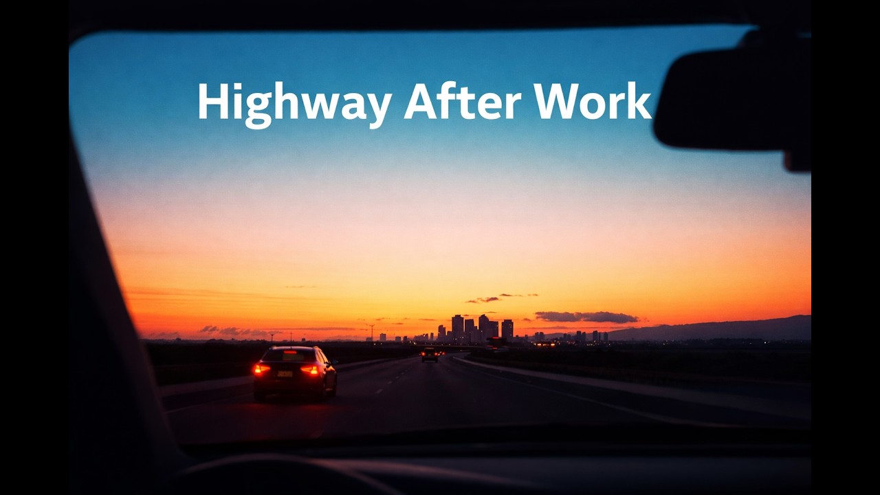 Highway After Work 🌙 | City Pop Night Drive | Relaxing Retro Synth Music