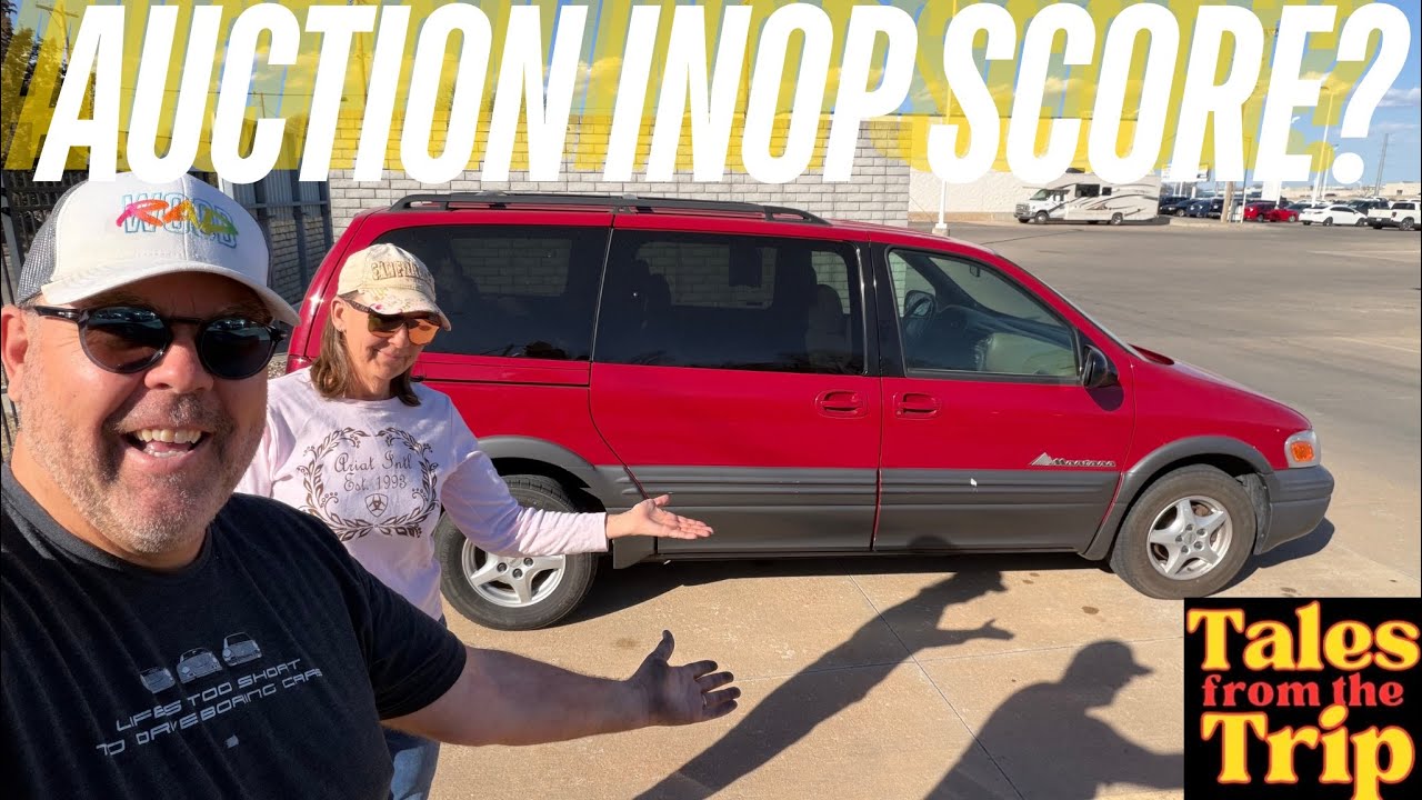 I buy an INOP 1999 Pontiac Montana at Auction and attempt to fix it in the parking lot!  Dustbuster!
