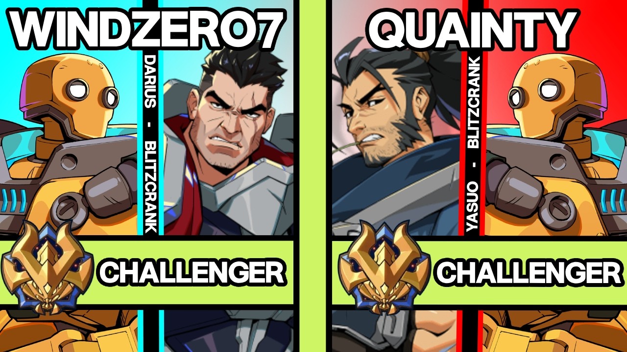 2XKO ▰ WINDZERO7 (Darius-Blitzcrank) vs QUAINTY (Yasuo-Blitzcrank) ▰ 2XKO Pro Replays
